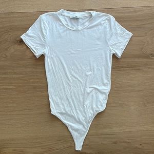 Short sleeve bodysuit (white)